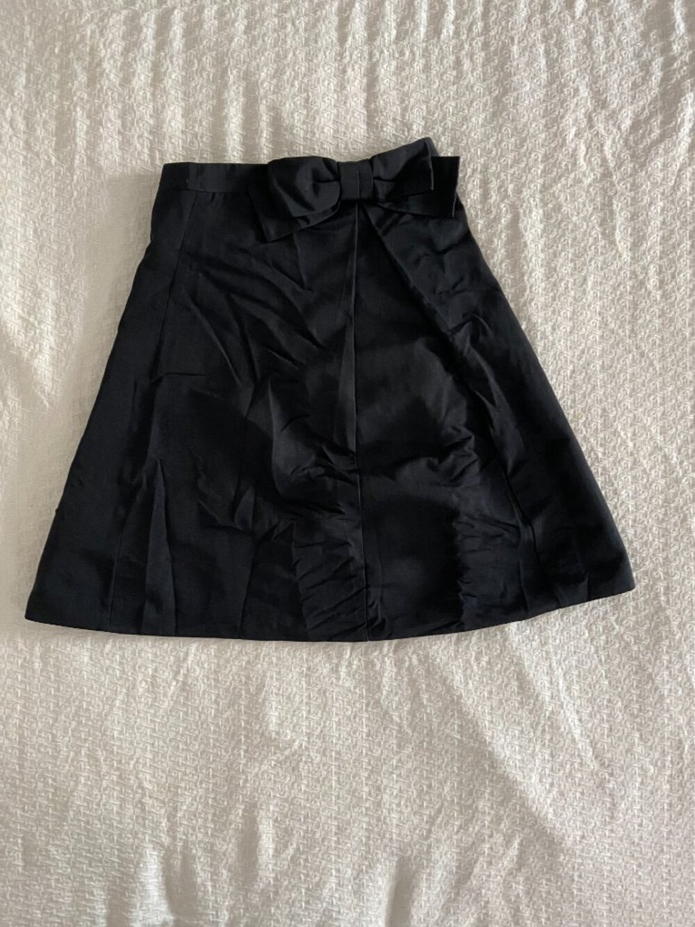 Black Bow A-Line Designer Cocktail Skirt